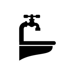 washbasin icon vector trendy design template