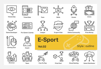 E-Sport Icon set