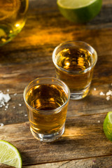 Alcoholic Reposado Tequila Shots