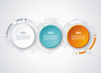 Modern  design minimal style infographic template.