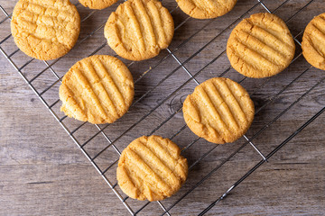 Homemade biscuits fresh out of the oven