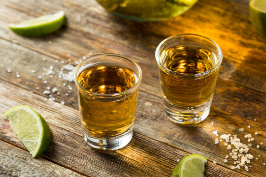 Alcoholic Reposado Tequila Shots