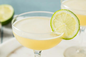 Homemade Vokda Gimlet Cocktail
