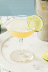 Homemade Vokda Gimlet Cocktail