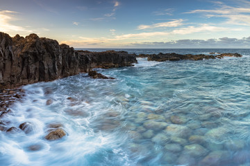 Panoramic landscape on the Coast of La Laguna, Tenerife, Canary Islands, Spain.