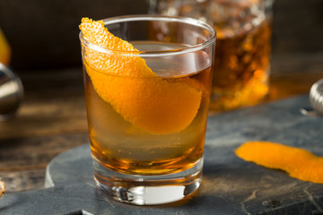 Refreshing Bourbon Old Fashioned Cocktail