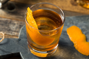 Refreshing Bourbon Old Fashioned Cocktail