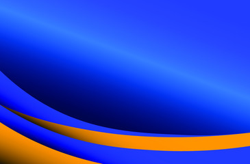 Blue background in a wavy abstract business style  