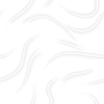 Folds on the cloth. White background. Seamless pattern.