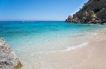 Fototapeta na wymiar Cala Mariolu beach, Sardinia, Italy