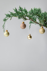 Minimal Christmas tree decoration