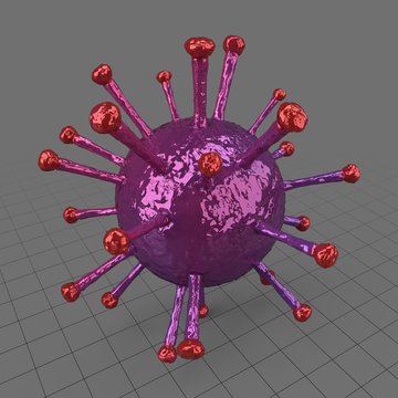 Stylized coronavirus
