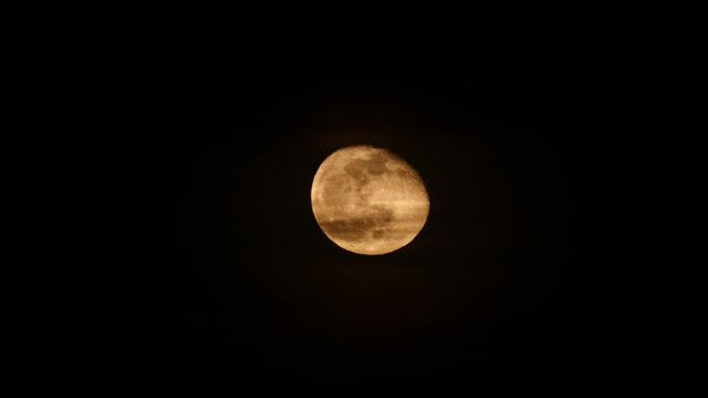 Full moon at night on black sky, moonlight