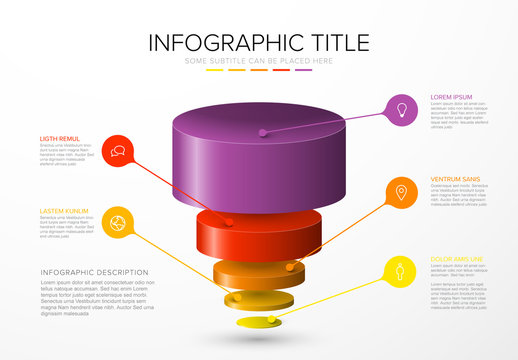 Layers Funnel Infographic Layout