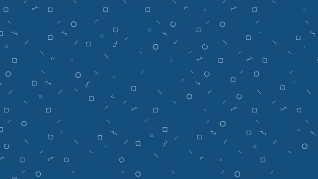 Nahtlose 2D Muster Animation - Hintergrund 4K
