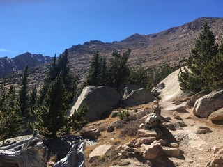 Steep mountain side