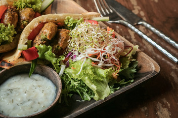 Falafel Pocket Pita.