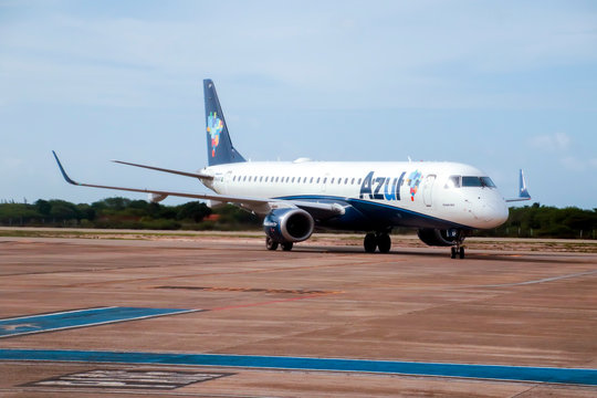 Embraer Azul Company Aircraft At Jericoacoara Airport