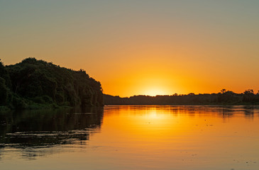 Sunset on a Pantanal River