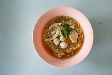 Thai food, noodles, vermicelli, porridge, sticky rice, sticky rice, curry soup, congee porridge