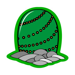 Sticker of a cactus icon
