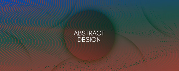 Flow Geometric Abstract. Vivid Futuristic Line 