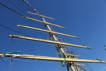 Mast of a tall ship