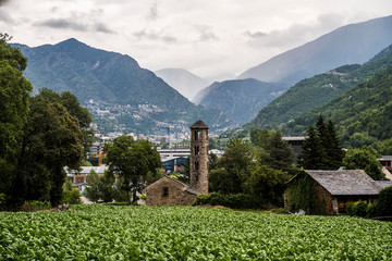 Church The Mountains Andorra 