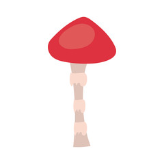 fungus plant hand draw style icon