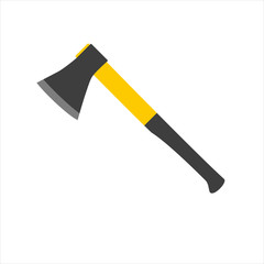 ax vector drawing on white background. EPS 10