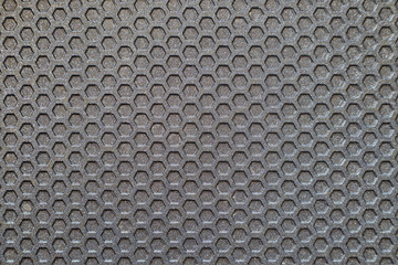 Hexagonal metal texture background