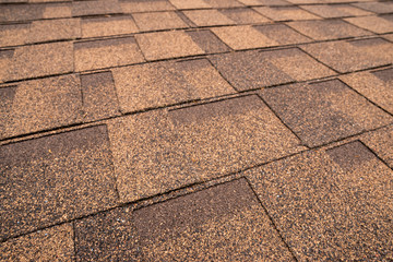 bituminous roof covering, flexible soft tiles