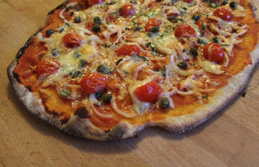 Pizza cuite