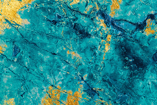 Teal marble slate