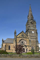 Fototapeta na wymiar St.Andrews United Reformed Church in Scarborough UK