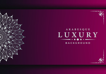 Luxury mandala background for wedding invitation, book cover, flyer, menu, brochure or leaflet
