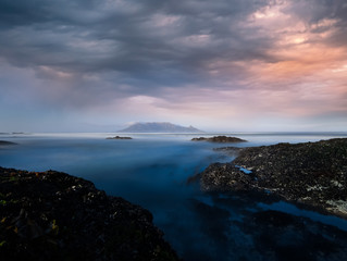 Table Mountain coast in Cape Town South Africa