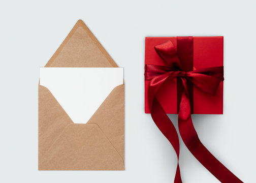 Valentine's gift box psd