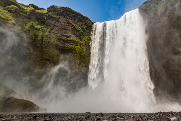 Skogafoss waterfall in the southern part Iceland
