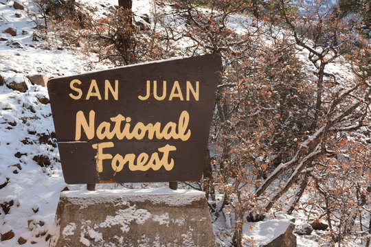 Entrance To San Juan National Forest