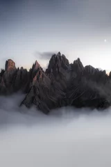 Gordijnen Misty peak in Italy © rawpixel.com