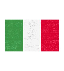 Grunge Italian  Flag. Grunge Textured Flag Design of Italy

