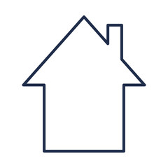 house front facade isolated icon