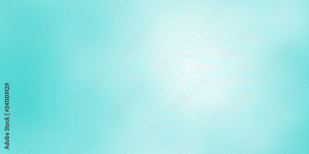 Poster modern abstract background with blurred and halftone elements and white blue color pastel gradient w