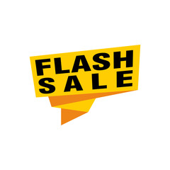 Flash Sale banner template design.Vector illustration.