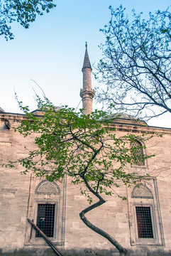 Fatih, Istanbul, Turkey, 21 April 2006: Fatih Mosque, Fatih Sultan Mehmet, 1469