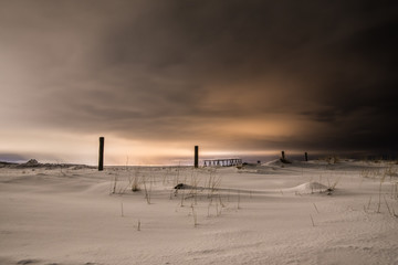 Winter Night On Iceland