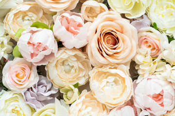 Flower arrangement with copy space