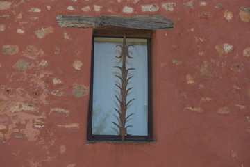 old window in the wall