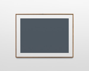 Blank frame mockup